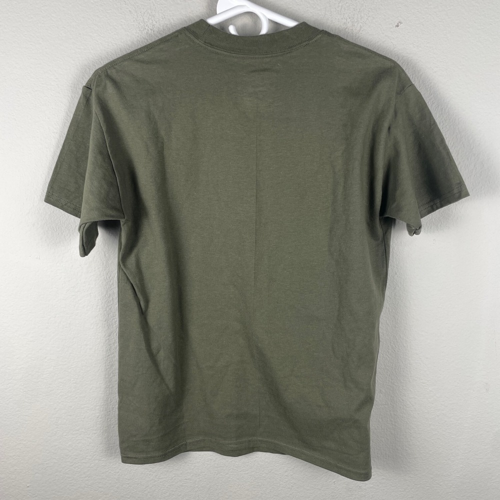 Disney's Skater Mickey Mouse Size Large Hunter Green Short Sleeve - Picture 3 of 3